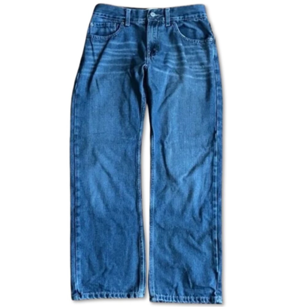Levis 505 Jeans Size 16 Reg W28 X L28 Straight Medium Denim Wash Womans